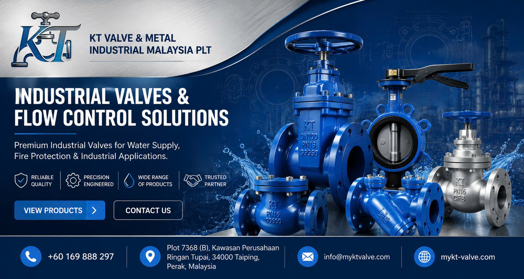KT VALVE & METAL INDUSTRIAL MALAYSIA PLT, Established in Malaysia
